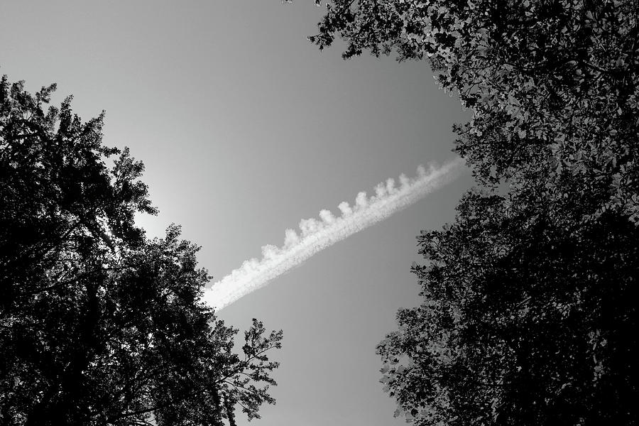 Vapour Trail Photograph by Kevin Petherbridge - Fine Art America