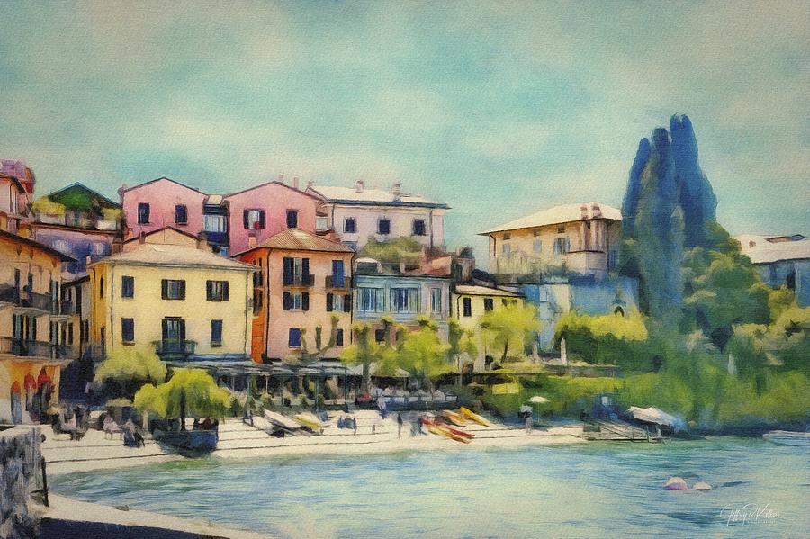 Varenna on Lake Como Painting by Jeffrey Kolker