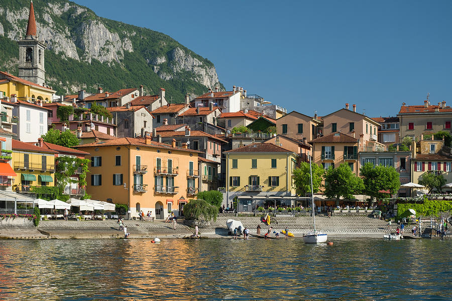 Varenna on the shore of Lake Como, Italy Photograph by David L Moore