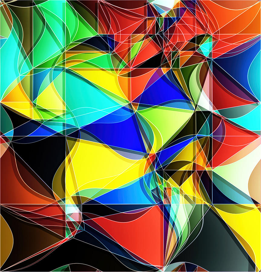 Abstract Digital Art - Variance by Kellice Swaggerty