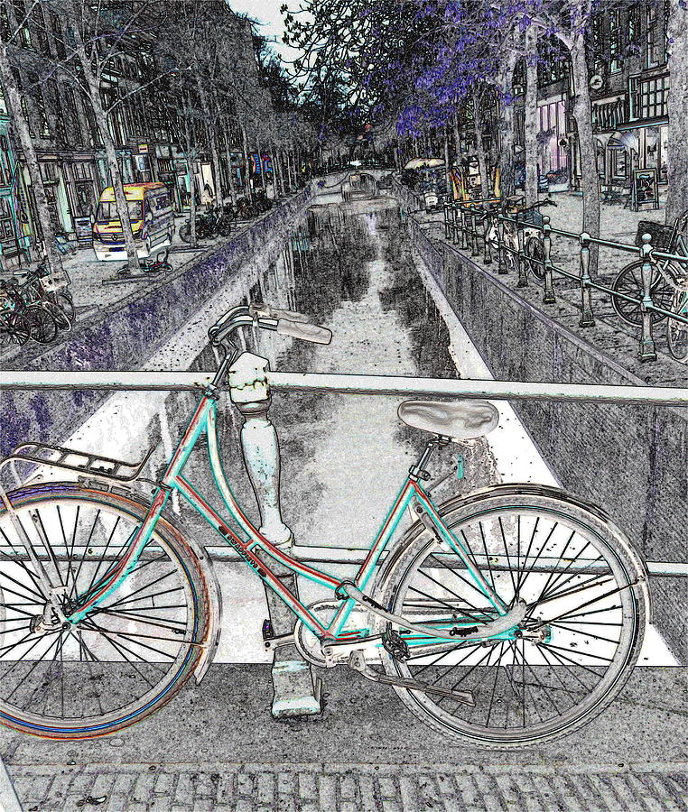  Variation on a Bike Photograph by Jacqueline M Lewis