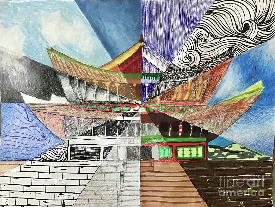 Variety Gyeongbokgung Palace Korea Mixed Media by Jimin Lee Fine Art America