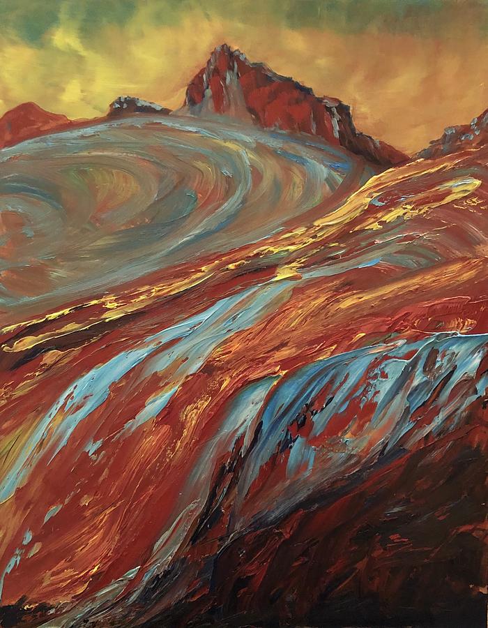 Varley Peak 1 Painting by Desmond Raymond