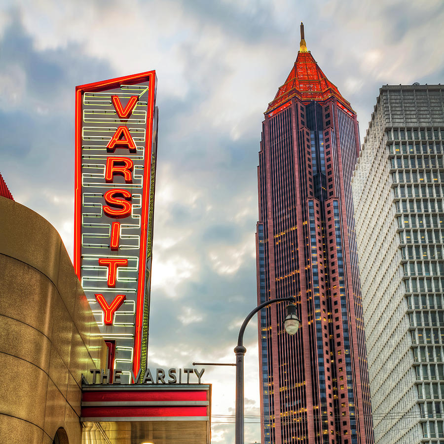 Varsity Restaurant Neon in Atlanta Georgia Photograph by Gregory Ballos