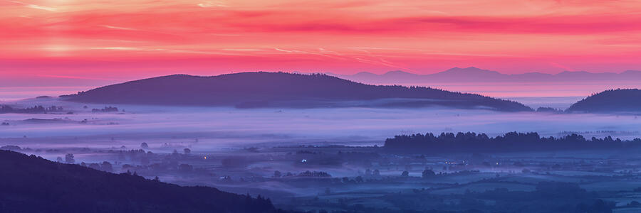 Vartry Panorama, Wicklow and Welsh Mountains Photograph by Adrian Hendroff