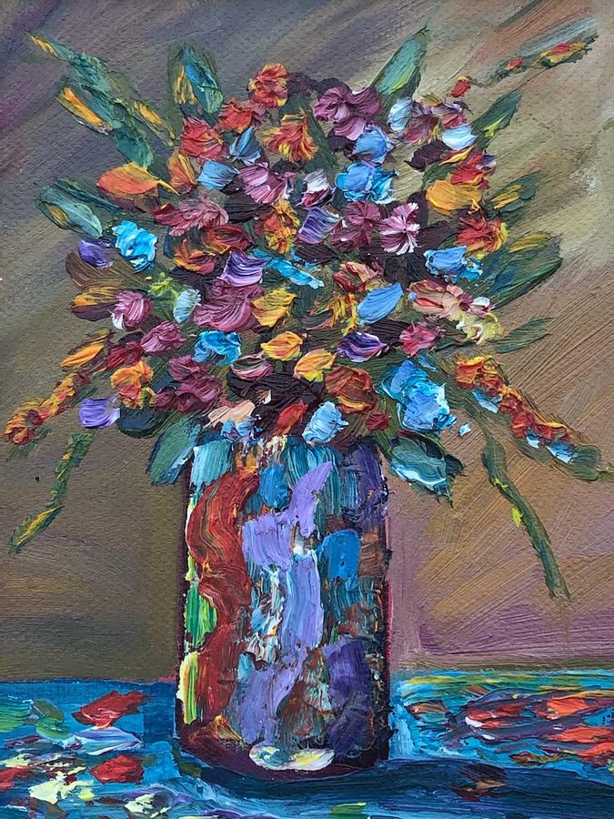 Vase 110 Painting by Rose Dean - Fine Art America