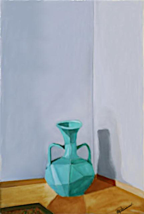 Vase Painting - Vase by Elly Potamianos