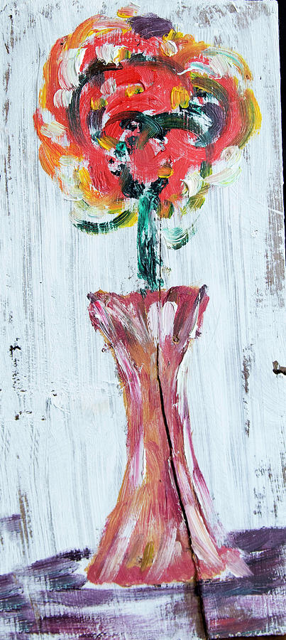 Vase of Flowers Painting by David McCready