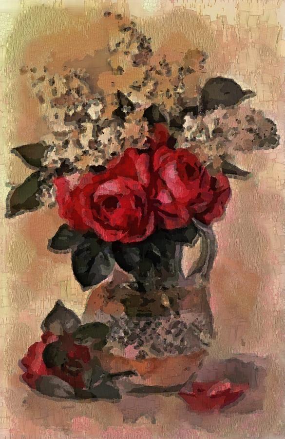 Vase of Flowers for Mother by Mario Carini Vase of Flowers for Mother by Mario Carini
