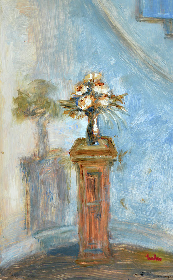 Vase On Pedestal Painting
