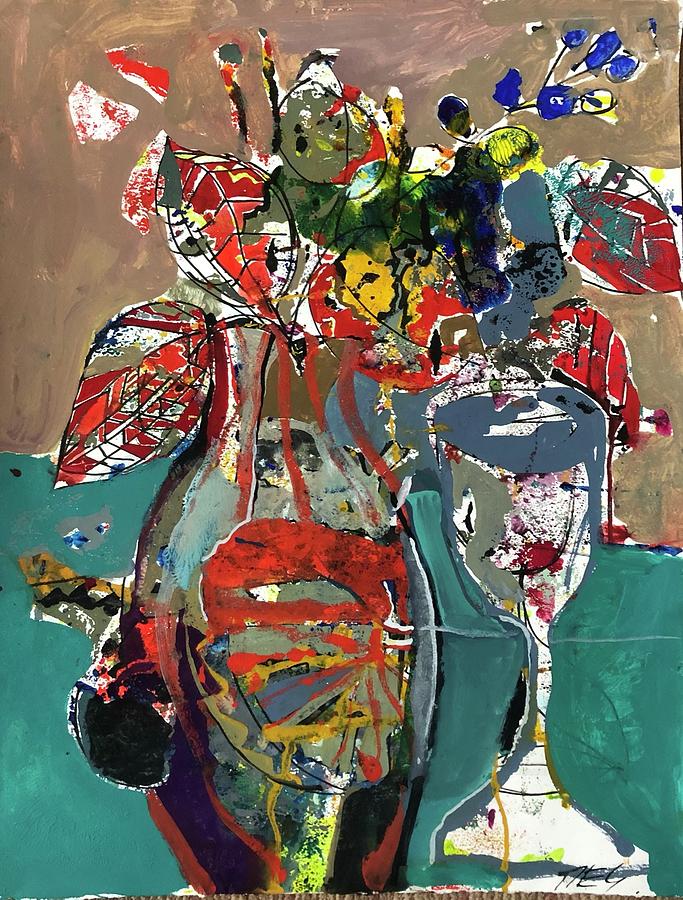 Vase with lips Painting by Irina Pecherskikh - Fine Art America