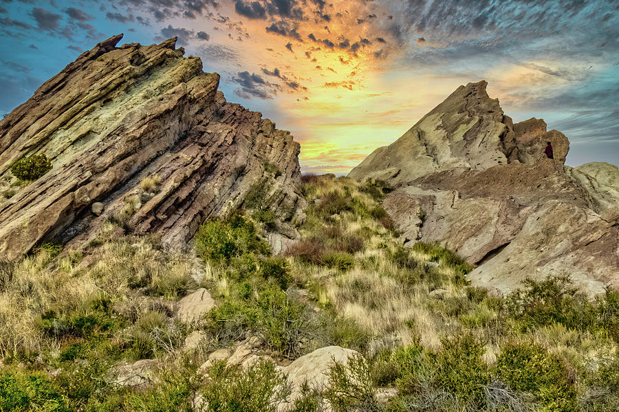 Vasquez Rocks at Sunset 4 Photograph by Dan Carmichael