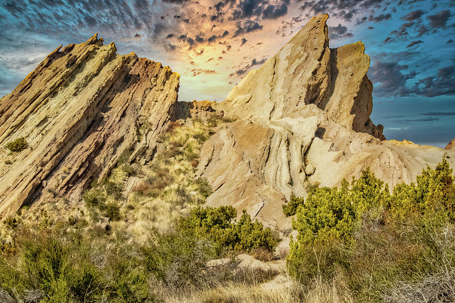 Vasquez Rocks at Sunset 6 Photograph by Dan Carmichael