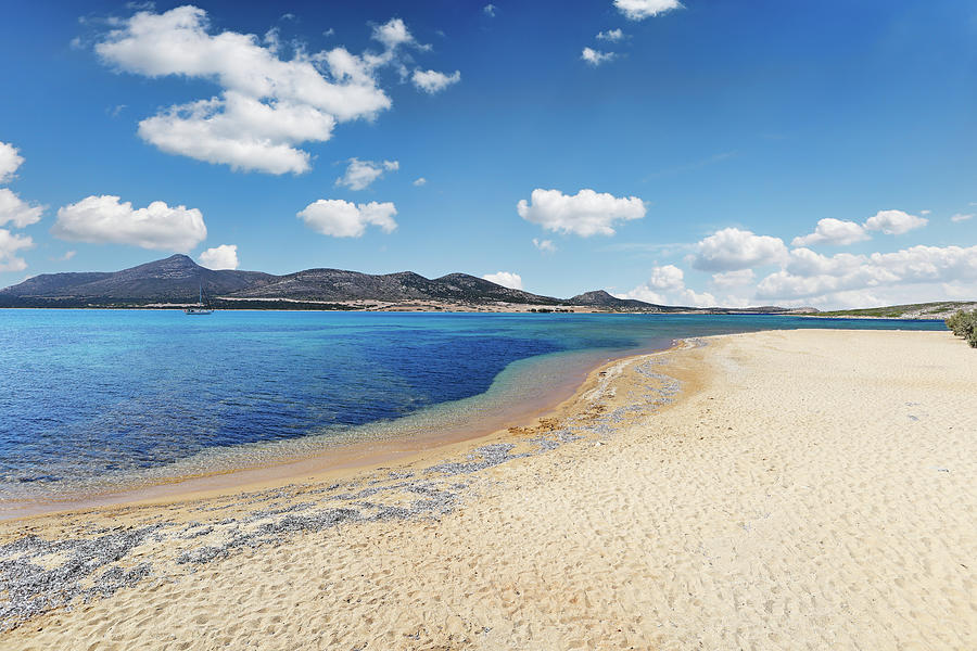 Vathis Volos beach of Antiparos, Greece Photograph by Constantinos Iliopoulos