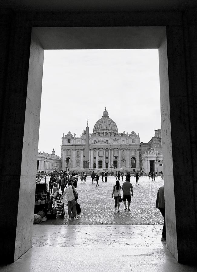Vatican City Doorway Photograph by Jim Albritton