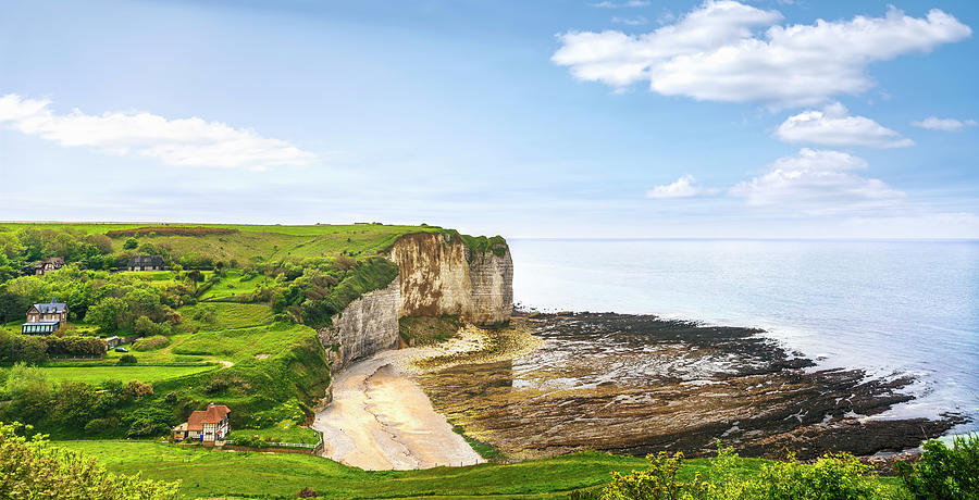 Vaucottes beach in Normandy Photograph by Stefano Orazzini Vaucottes beach in Normandy Photograph by Stefano Orazzini
