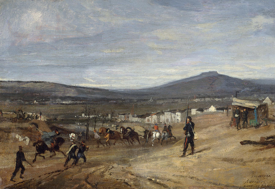 1870 Painting - Vaugirard pendant le siege de Paris     0 by Anonymous