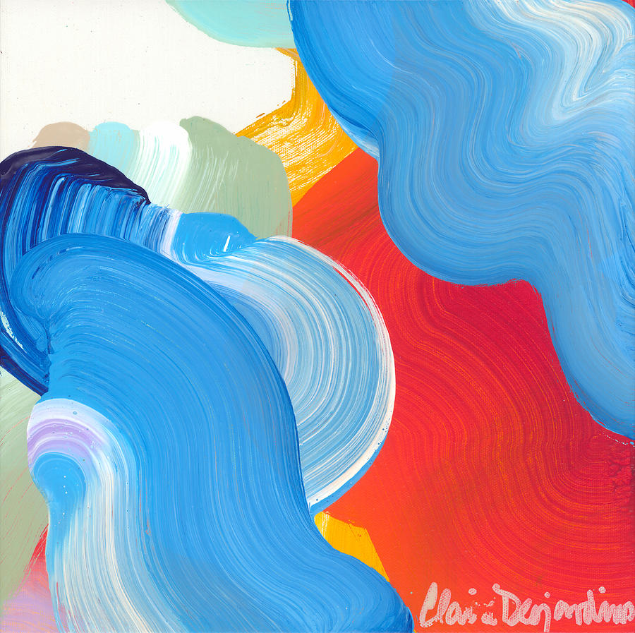 Abstract Painting - Vav 03 by Claire Desjardins Abstract Painting - Vav 03 by Claire Desjardins
