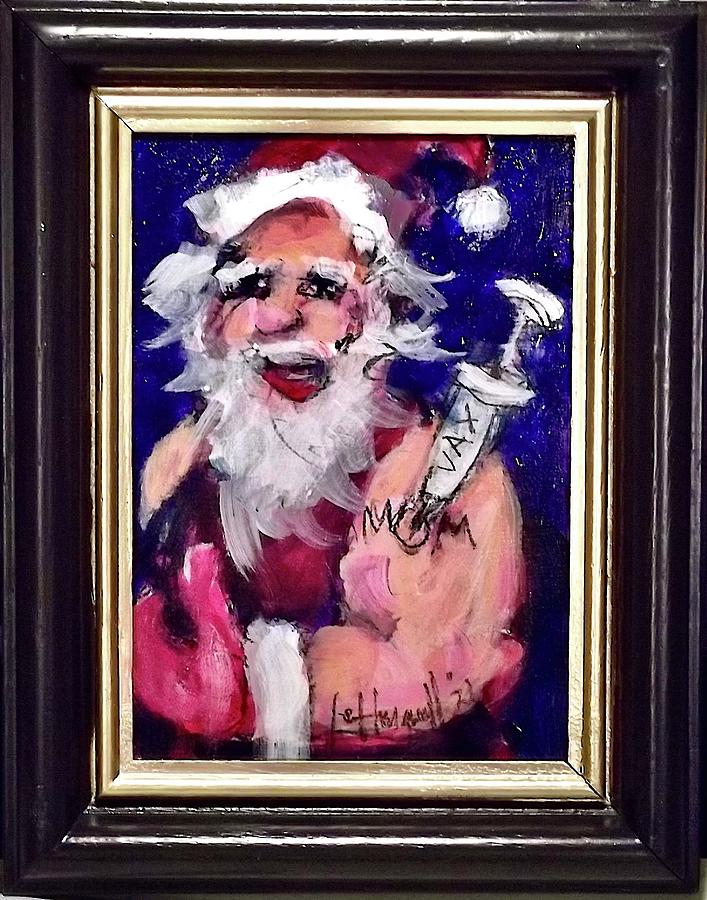 Vax Santa Painting by Les Leffingwell