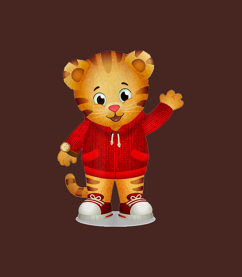 Vebyhogh Daniel Tiger Tod Digital Art By Tjay Liepa - Fine Art America