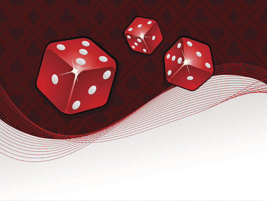 Vector gambling background Drawing by -cuba-