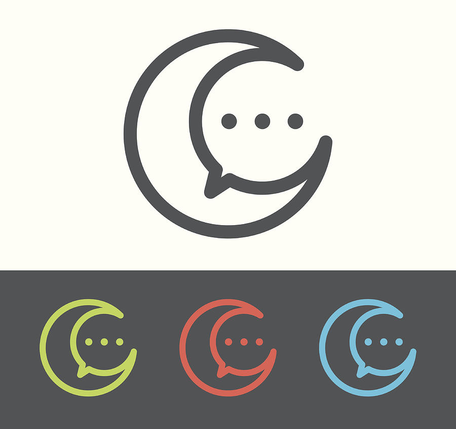 Vector speech bubble icon Drawing by Lazyvector