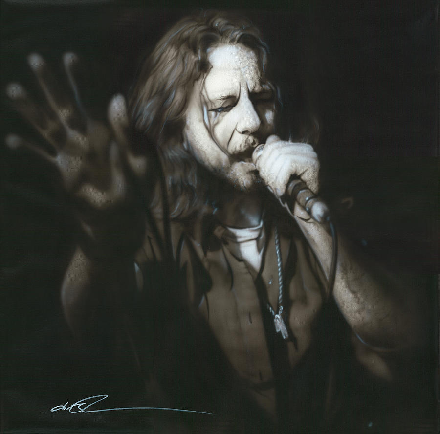 Pearl Jam Painting - Vedder III by Christian Chapman Art
