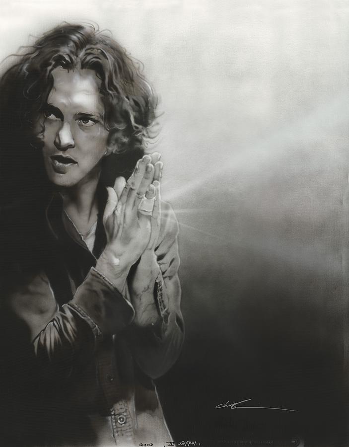 Pearl Jam Painting - Vedder IV by Christian Chapman Art