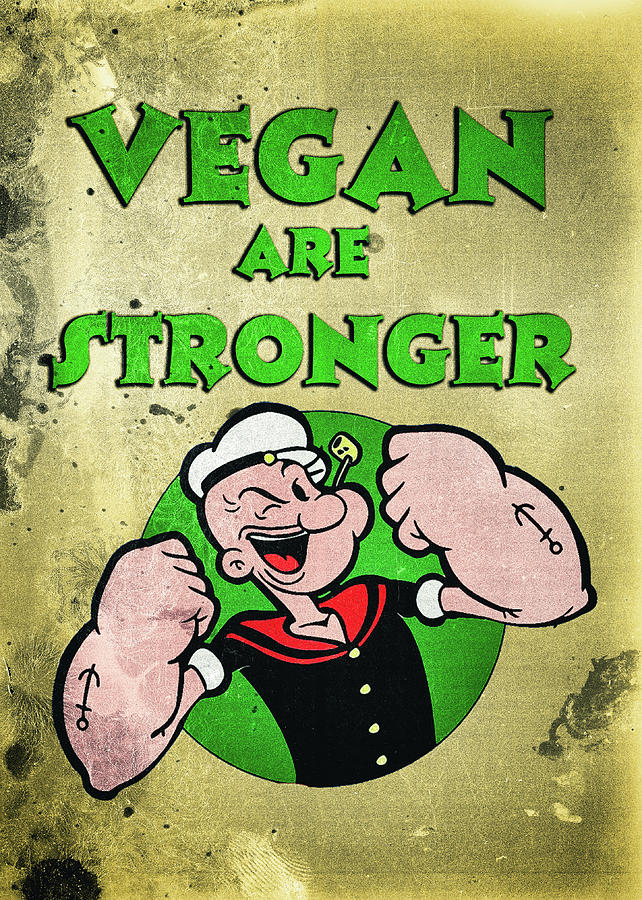 Vegan are Stronger Drawing by Benjamin Dupont - Pixels