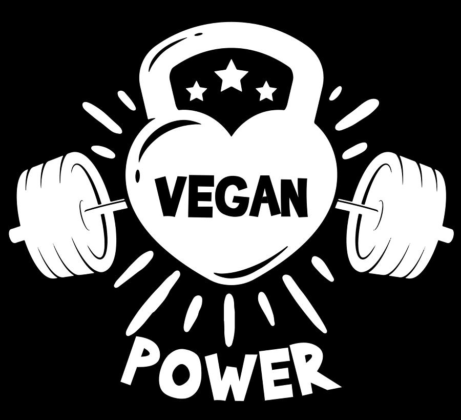 Vegan Power Vegan And Vegetarian Workout Painting by Tony Rubino