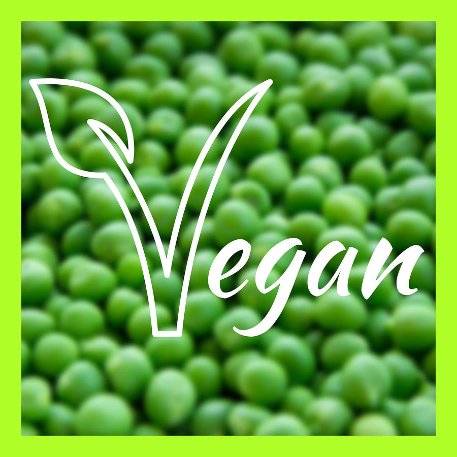 Vegan - with peas Photograph by David Morehead