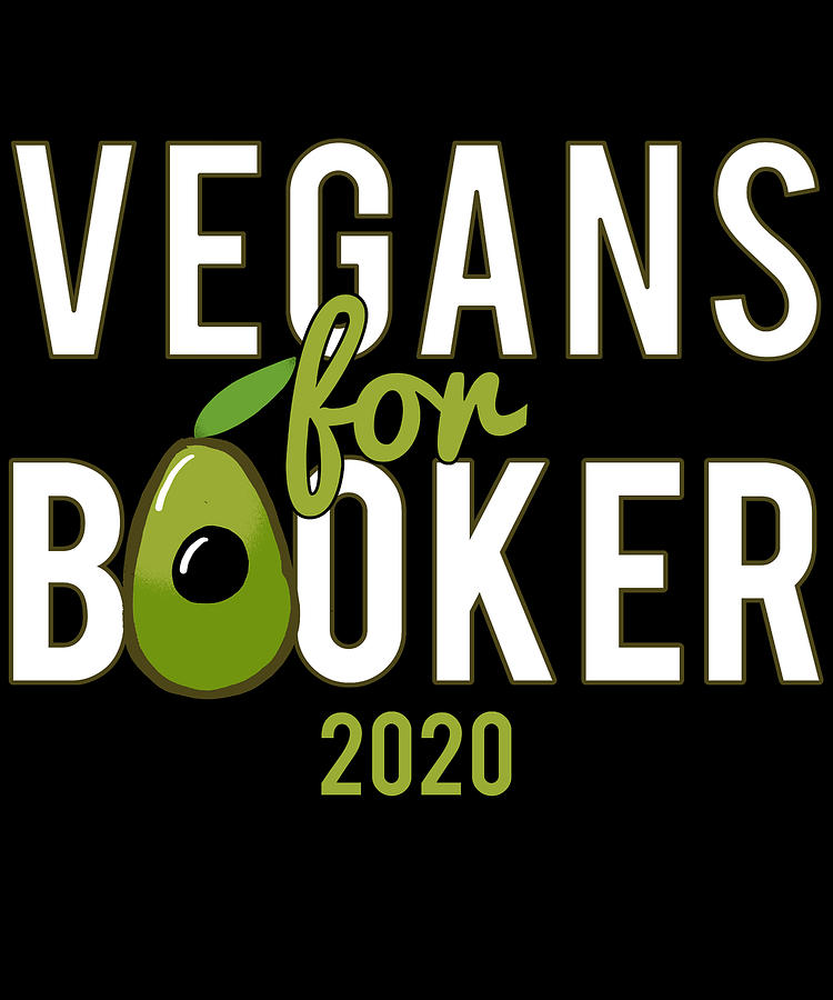 Vegans For Corey Booker 2020 Digital Art by Flippin Sweet Gear
