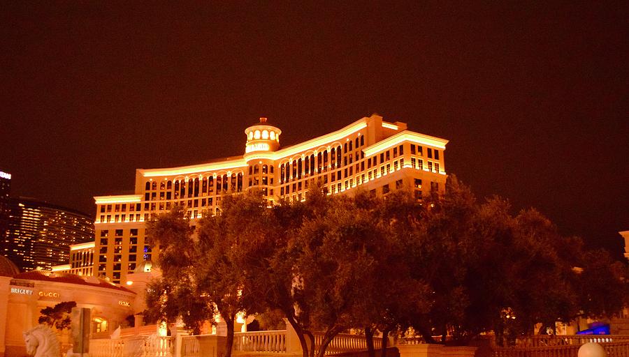 Vegas@Night,Bellagio Photograph by Bnte Creations