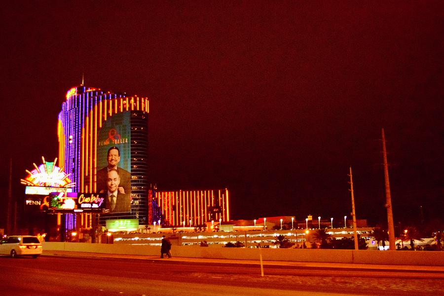Vegas@Night II Photograph by Bnte Creations