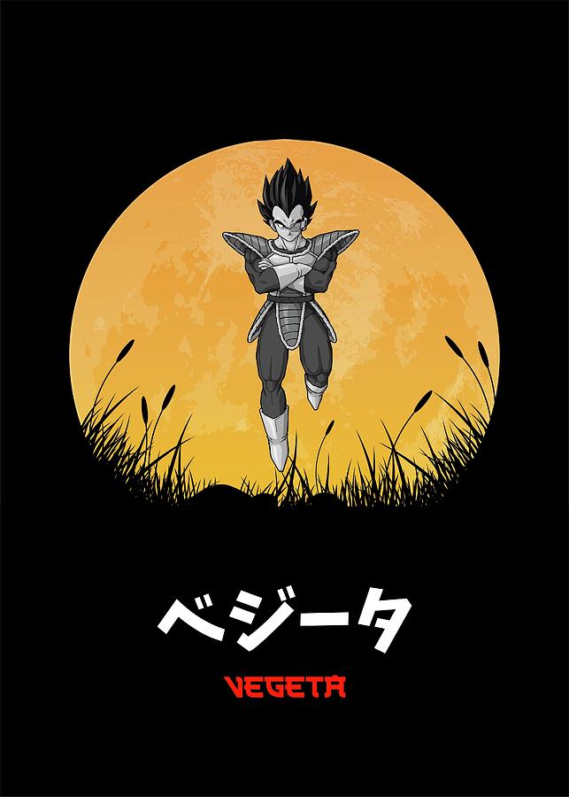 Vegeta Digital Art by Art Nesia - Pixels