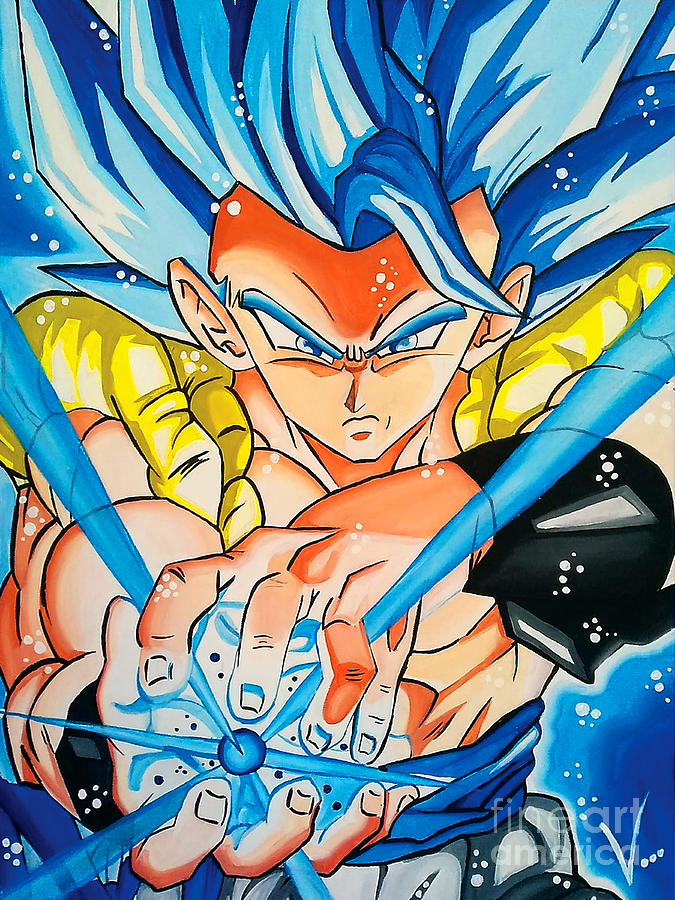 Vegeta DBZ Painting by Victoria Glaittli - Pixels