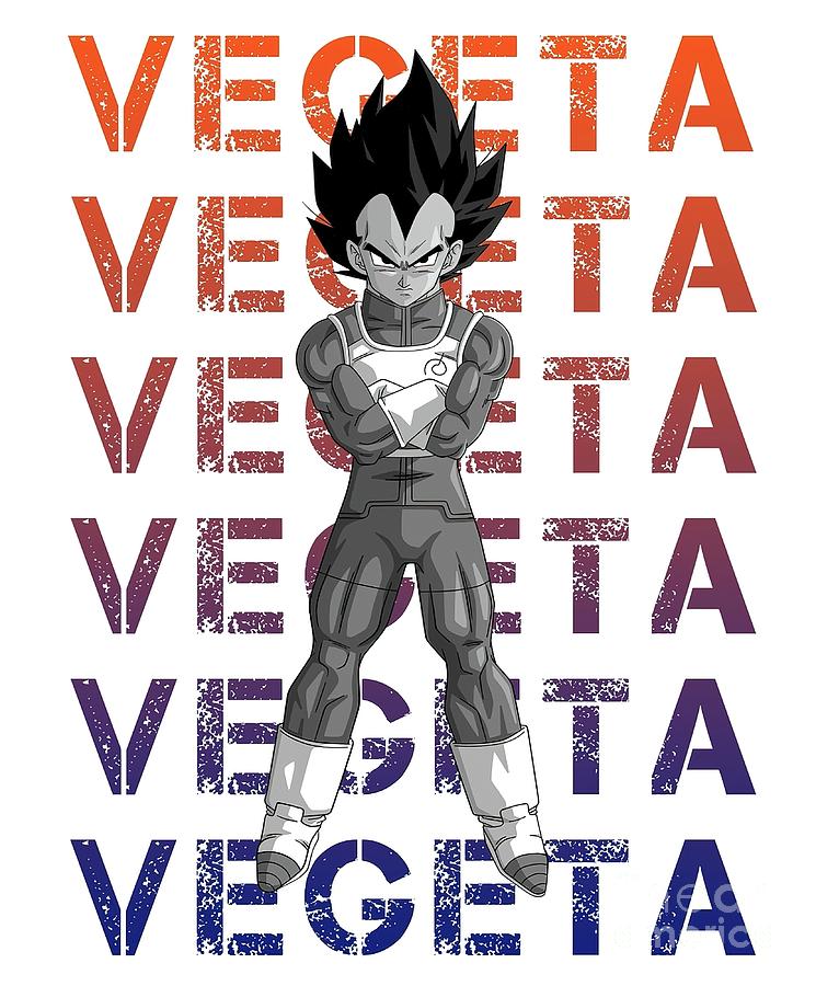 Vegeta Dragonball Inspired Design Painting by Matthews Oliver | Fine ...