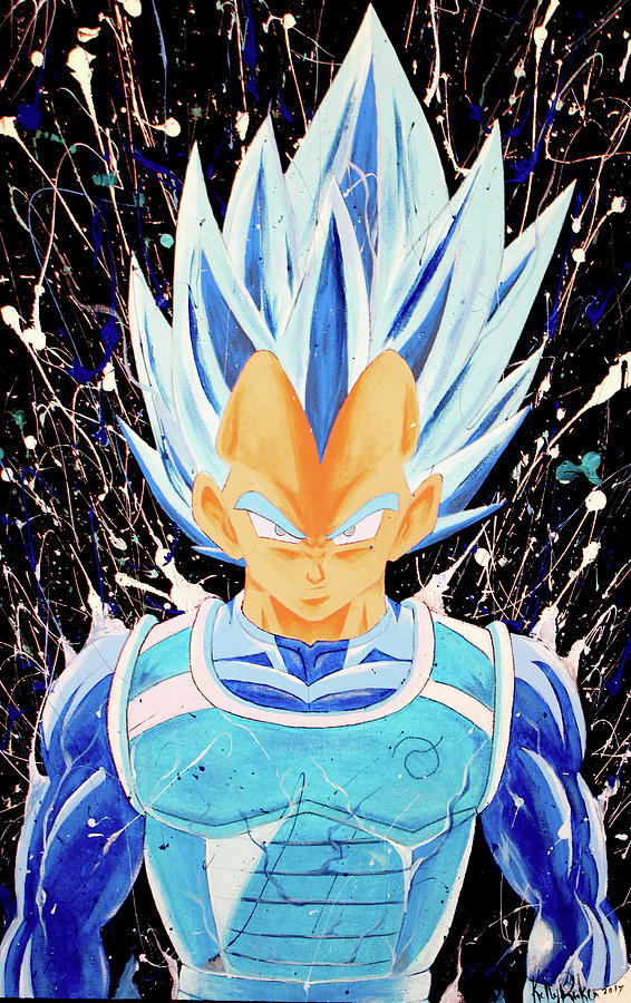 majin vegeta painting