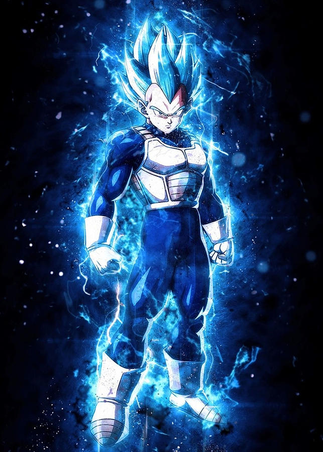 Vegeta Super Saiyan Blue Digital Art by William Stratton