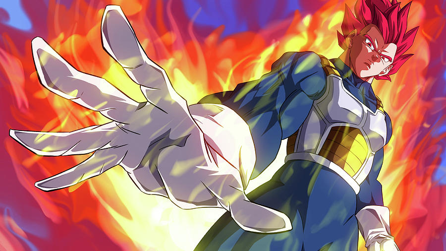 Vegeta Ultra Saiyan Digital Art by Wonder Photos