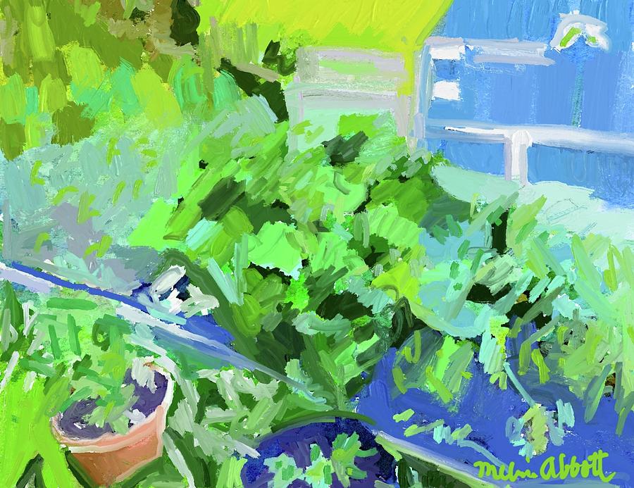 Vegetable Garden  Painting by Melissa Abbott