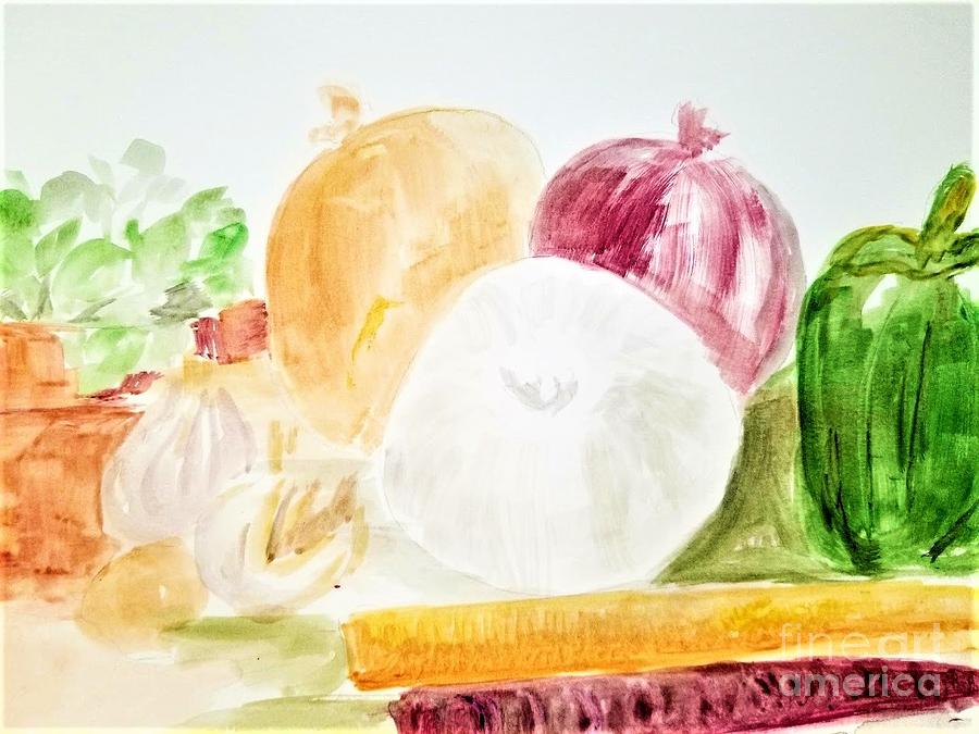 Vegetable Soup Painting