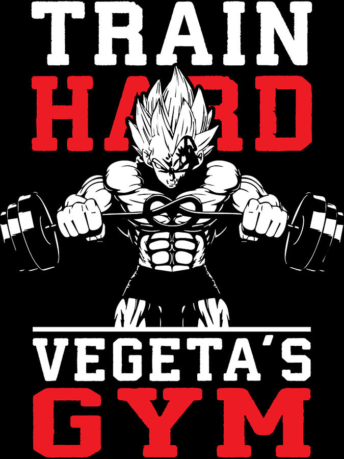 Vegetas Gym - Train Hard - Anime Gym Motivational Photograph by Moria ...
