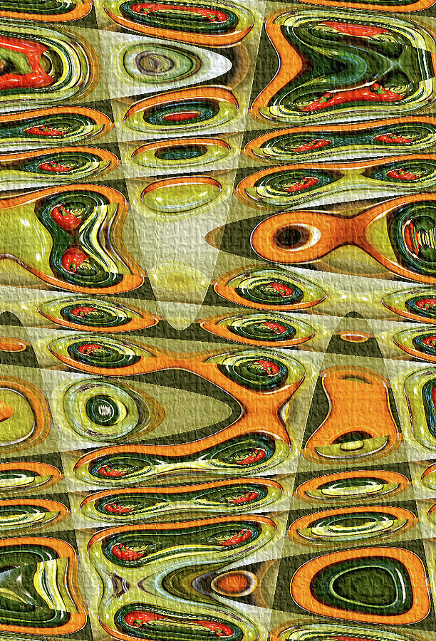 Veggie Abstract Digital Art by Tom Janca Veggie Abstract Digital Art by Tom Janca