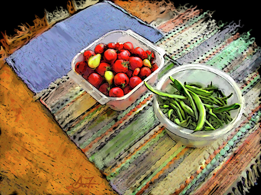 Veggies Digital Art by Arthur Fix