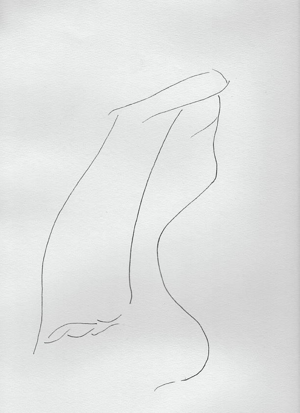 Veil Drawing by Bethany Beeler