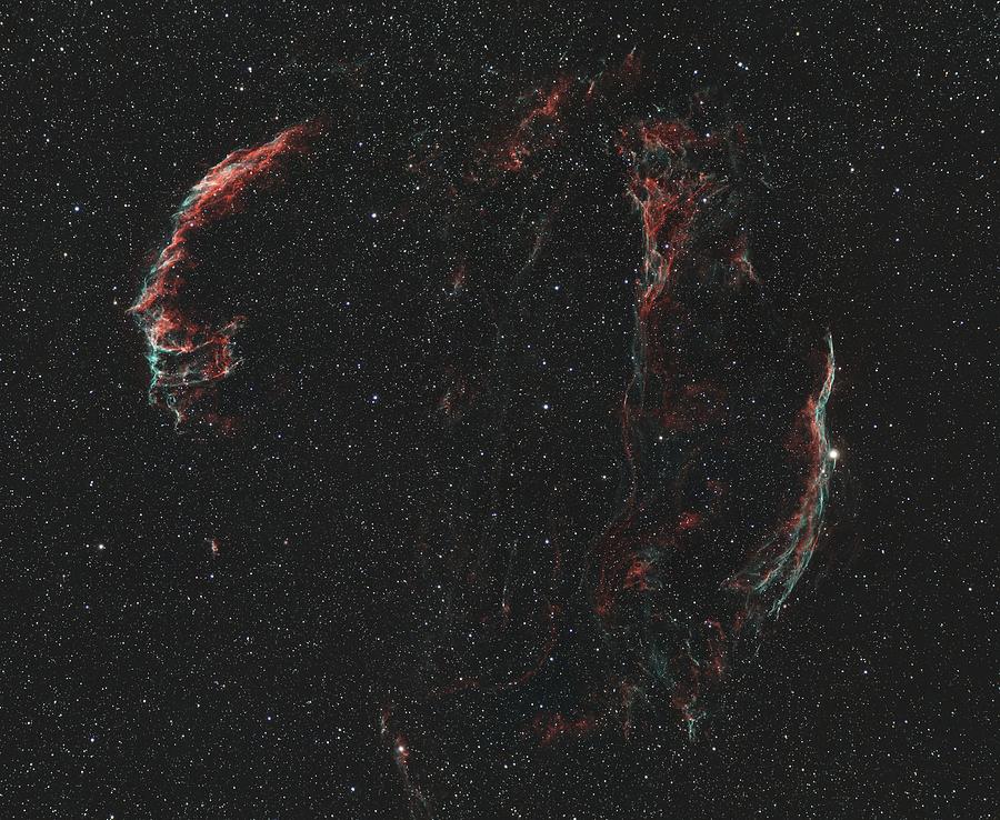Veil Nebula Complex Photograph by Brian Weber