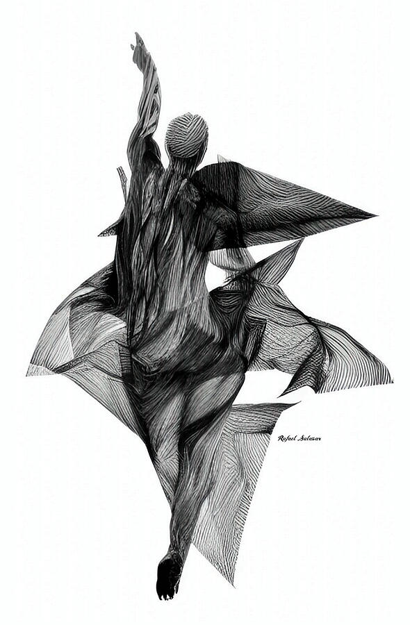 Veiled Grace Drawing by Rafael Salazar