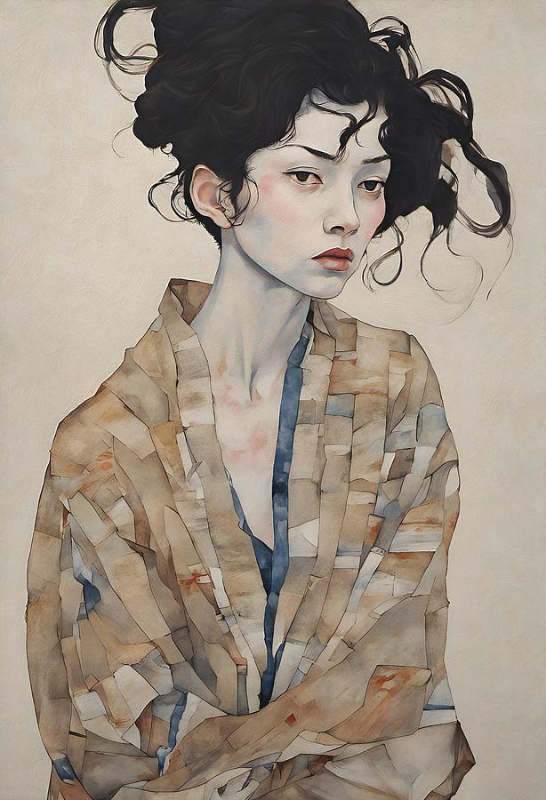 Veiled in Elegance Digital Art by Samuel HUYNH Veiled in Elegance Digital Art by Samuel HUYNH