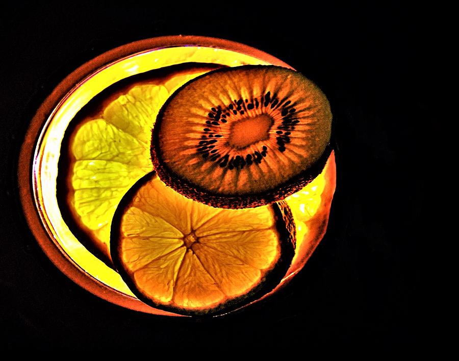 Veins of fruit Photograph by Sandy Poore